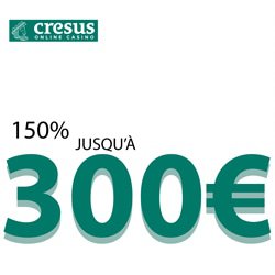 Bonus et promotions sur Cresus Casino